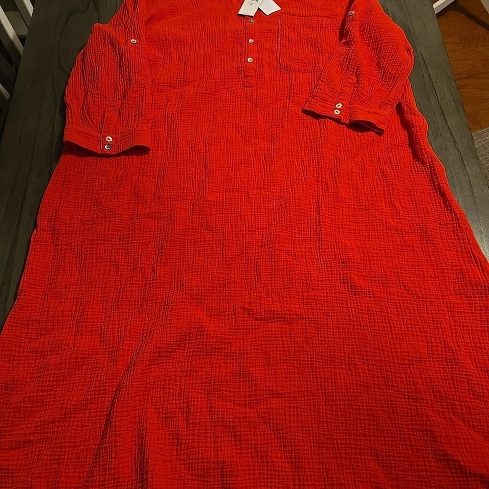 J. Jill Persimmon Button-Up Top
